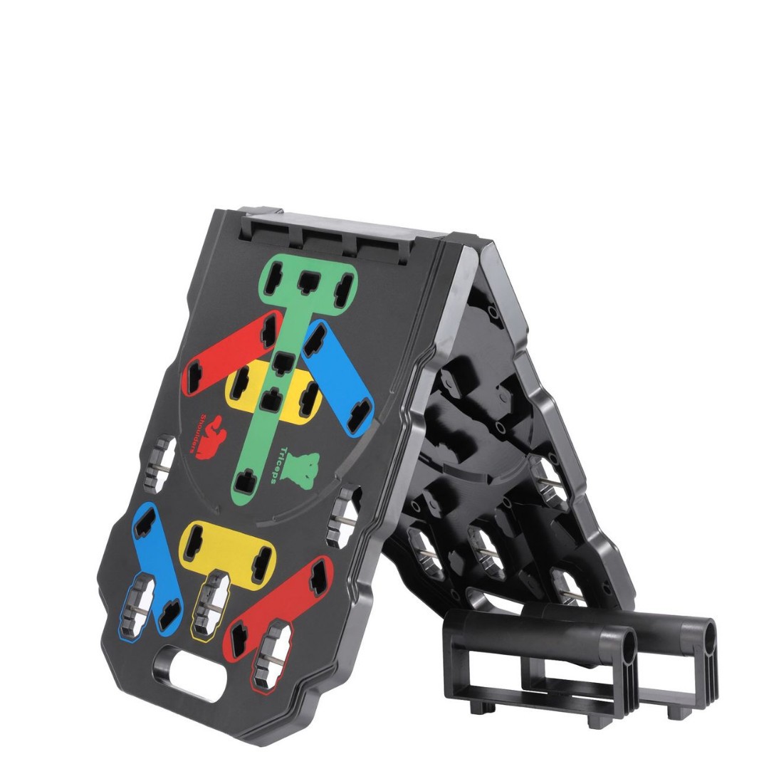 Push Up Board Foldable Multi Function - Plataforma de Flexões Portátil e Dobrável