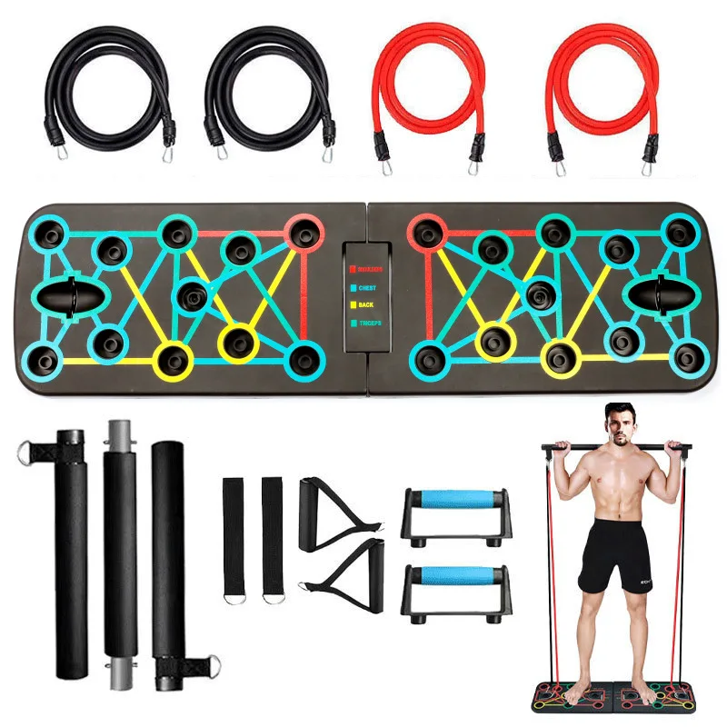 Push Up Board Foldable Multi Function - Prancha de Flexão Multifuncional Dobrável para