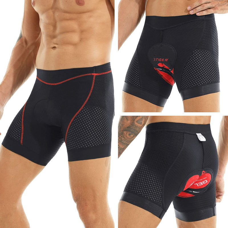 Padded Cycling Shorts 5D Gel - X-tiger ciclismo shorts atualizar 5d gel