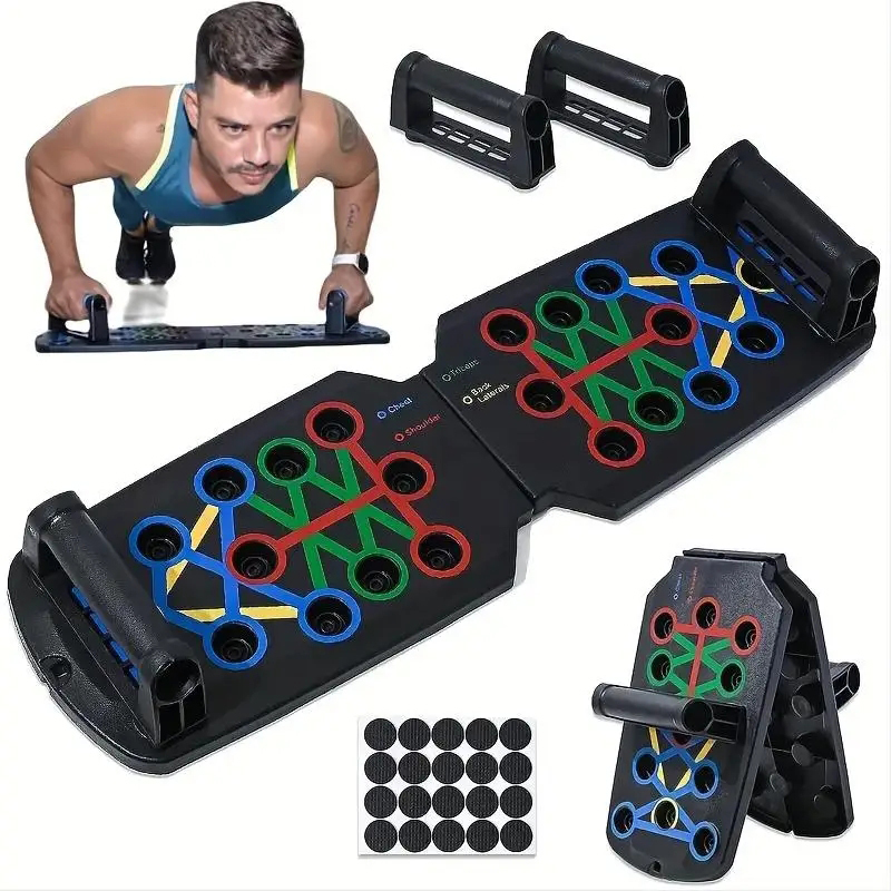 Push Up Board Foldable Multi Function - Portátil Multifuncional Push-up Board Set com