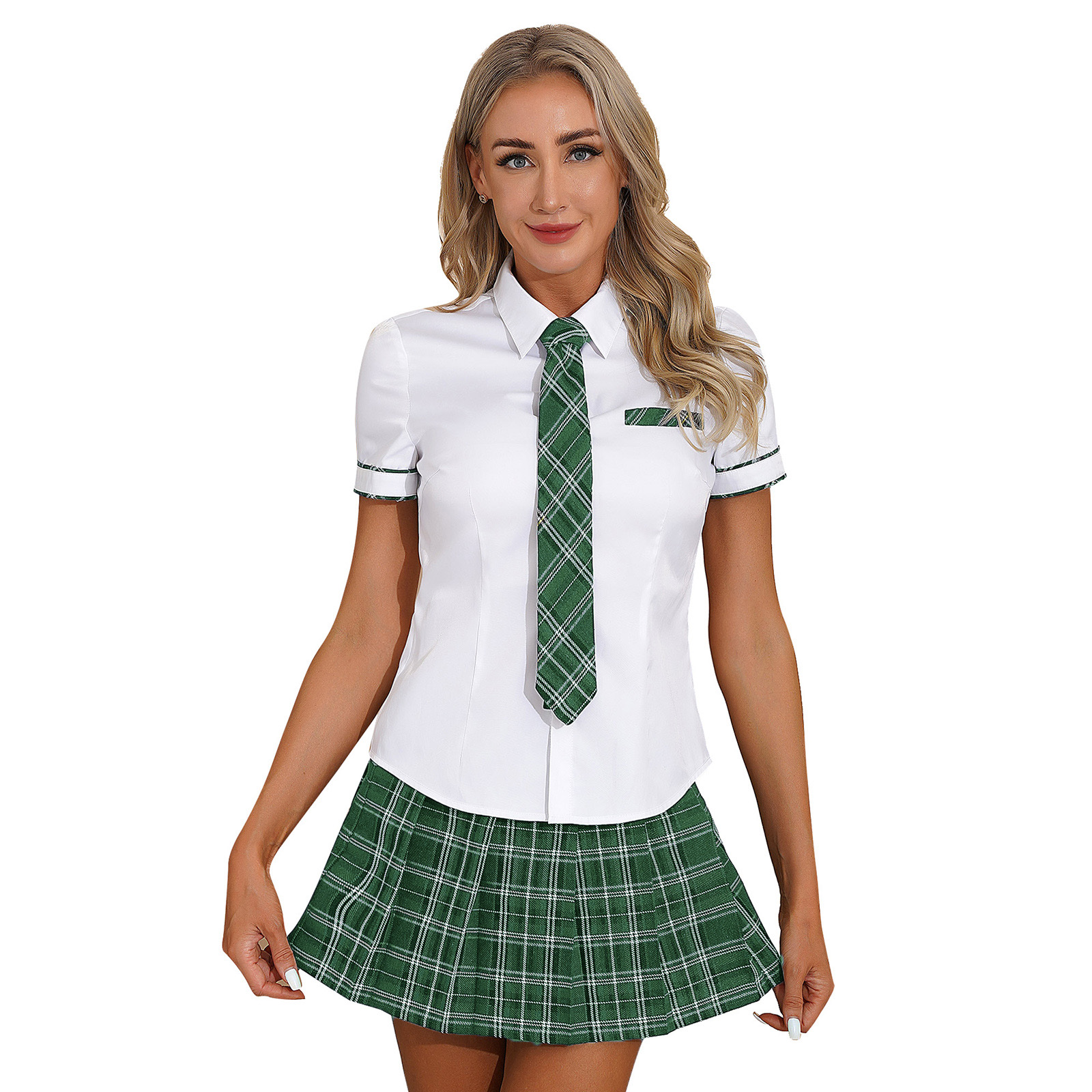 Team Sports - Feminino três peças estudante cosplay traje