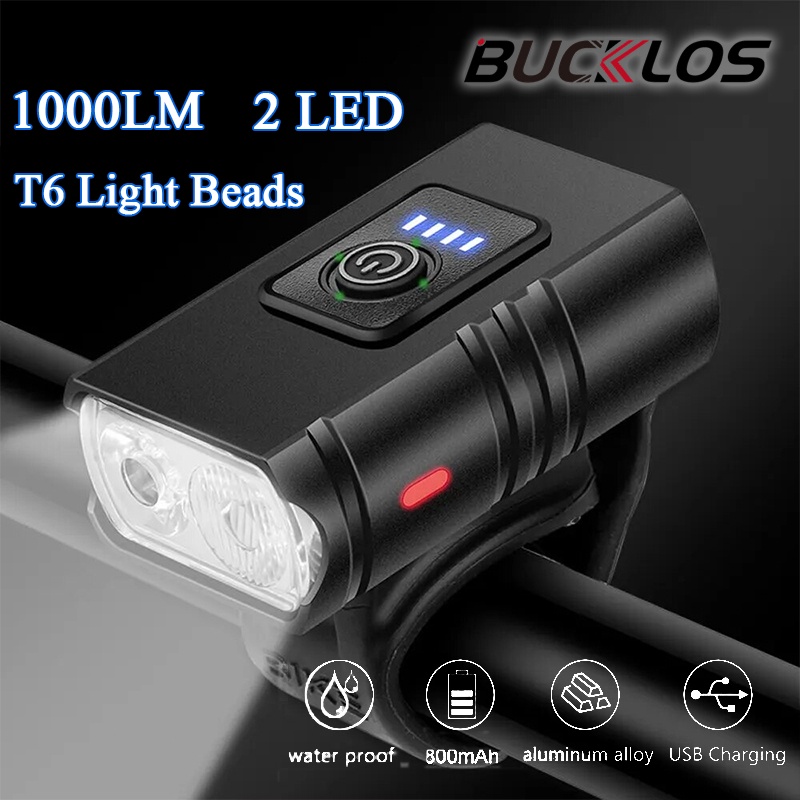 Rechargeable Bicycle Headlight 1000 Lumen - Luzes de bicicleta 1000 lúmen 2500mah