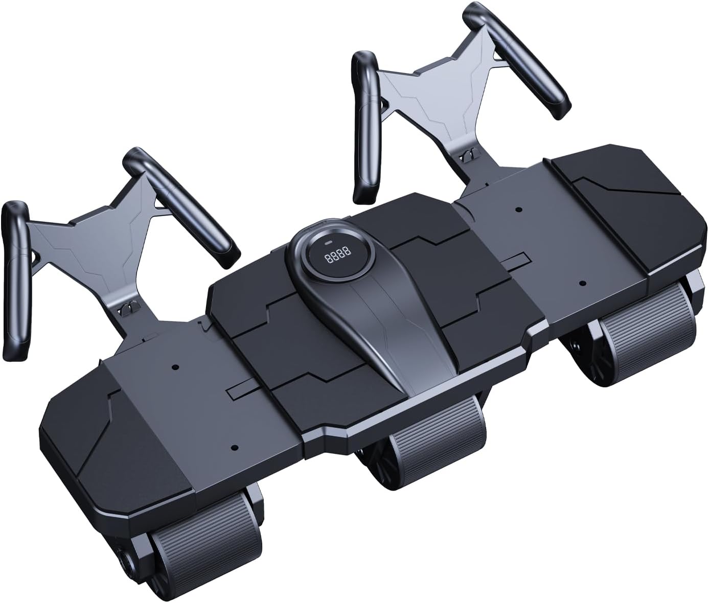 Ab Roller Wheel With Elbow Support - 2025 novo rolo de seis rodas