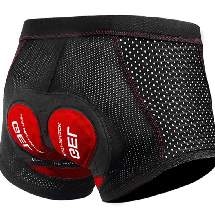 Padded Cycling Shorts 5D Gel - Shorts de Ciclismo Respiráveis com Malha