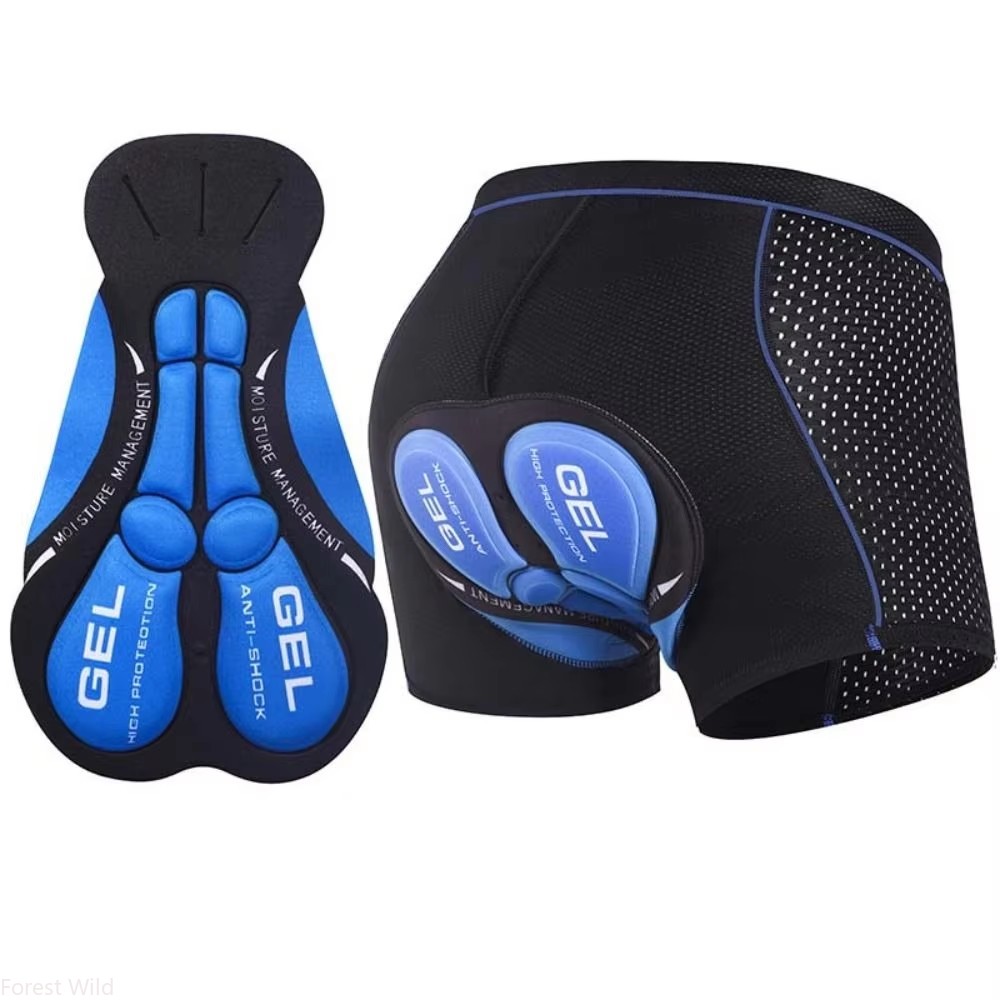 Padded Cycling Shorts 5D Gel - Shorts de ciclismo respiráveis ​​com almofada