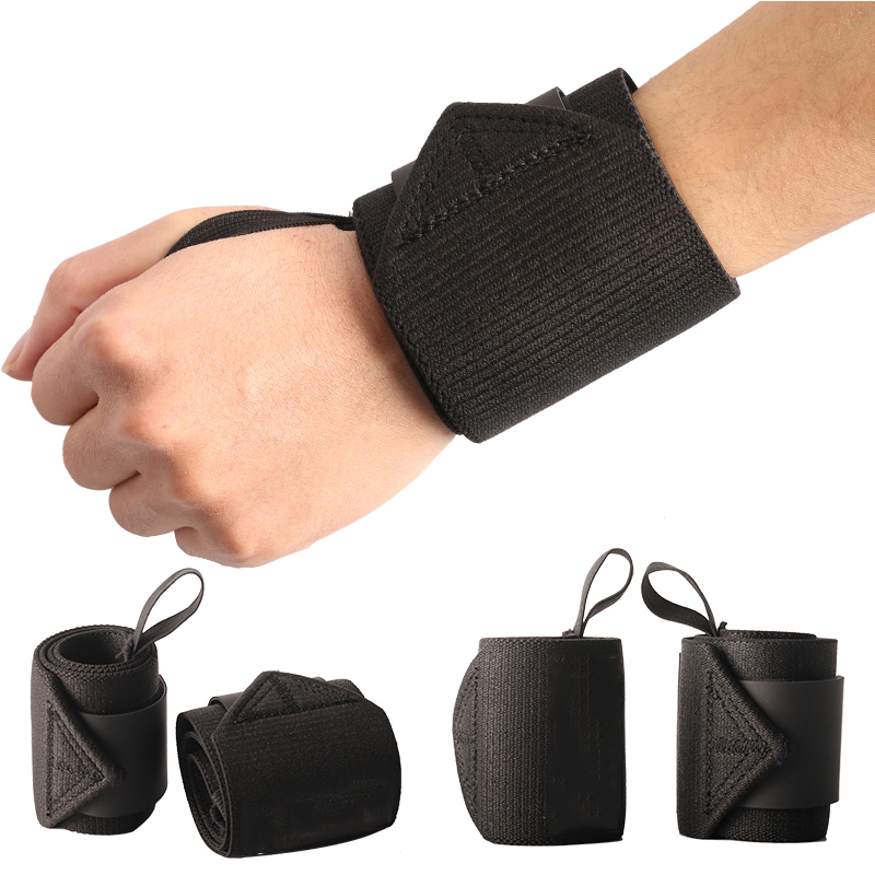 Wrist Wraps Weightlifting Support - Suporte de Pulso Rígido Acolchoado para