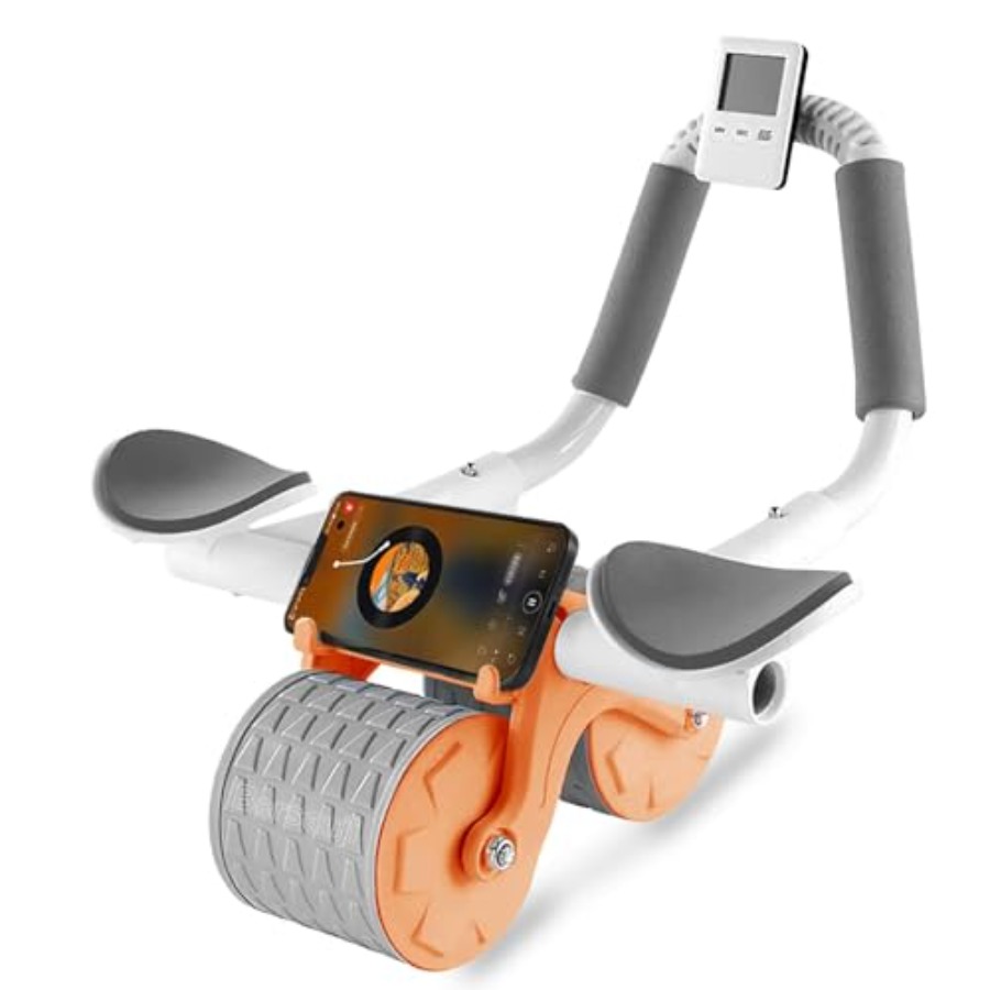 Ab Roller Wheel With Elbow Support - Roda Abdominal 2026 Aprimorada com Tapete