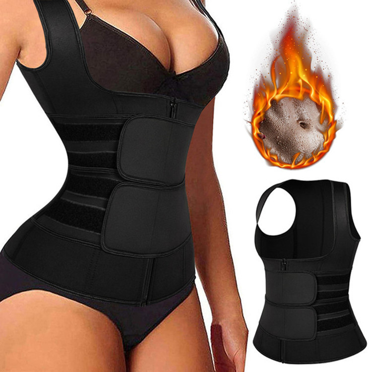 Sweat Waist Trainer Belt Neoprene - Cinto Modelador de Cintura com Zíper