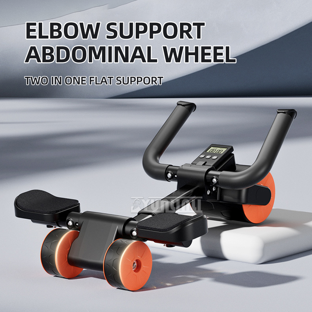 Ab Roller Wheel With Elbow Support - Roda Abdominal Multifuncional para Exercícios em