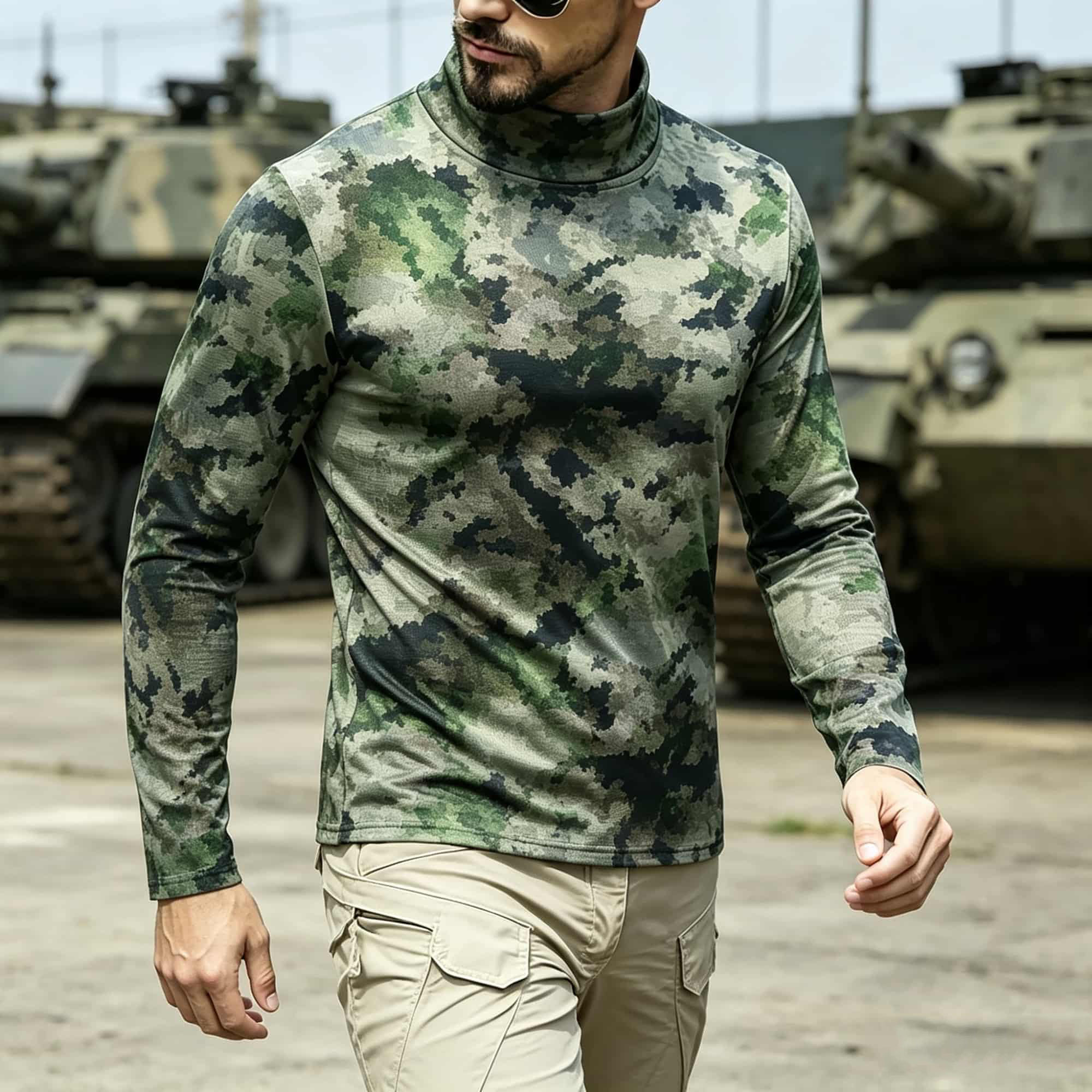 Hiking - Camisa Tática Masculina de Manga Longa
