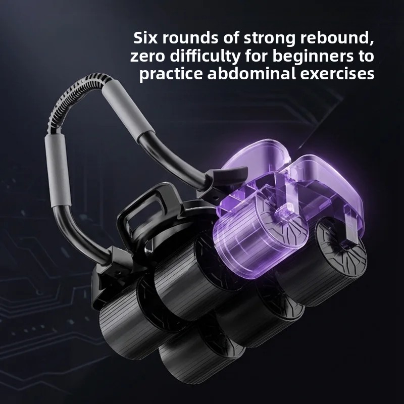 Ab Roller Wheel With Elbow Support - Rolo Abdominal Digital Inteligente Portátil de