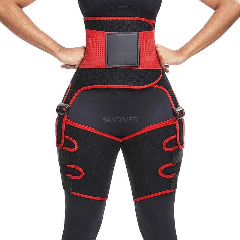 Sweat Waist Trainer Belt Neoprene - 3 em 1 aparador de cintura
