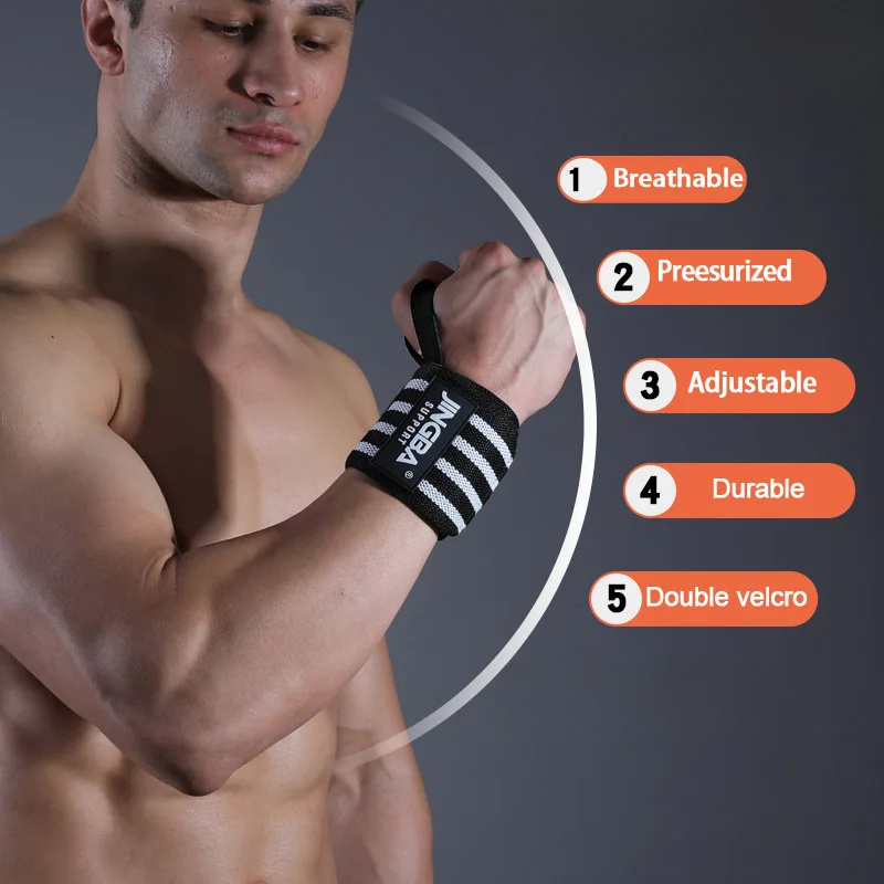 1pc pulseira suporte de pulso  - Wrist Wraps Weightlifting Support avaliação e preço