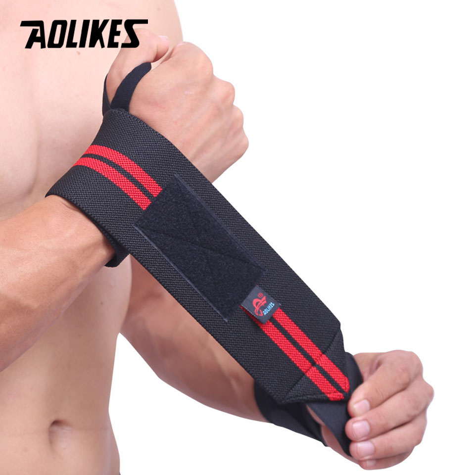 Aolikes 1 par pulseira suporte - Wrist Wraps Weightlifting Support avaliação e preço