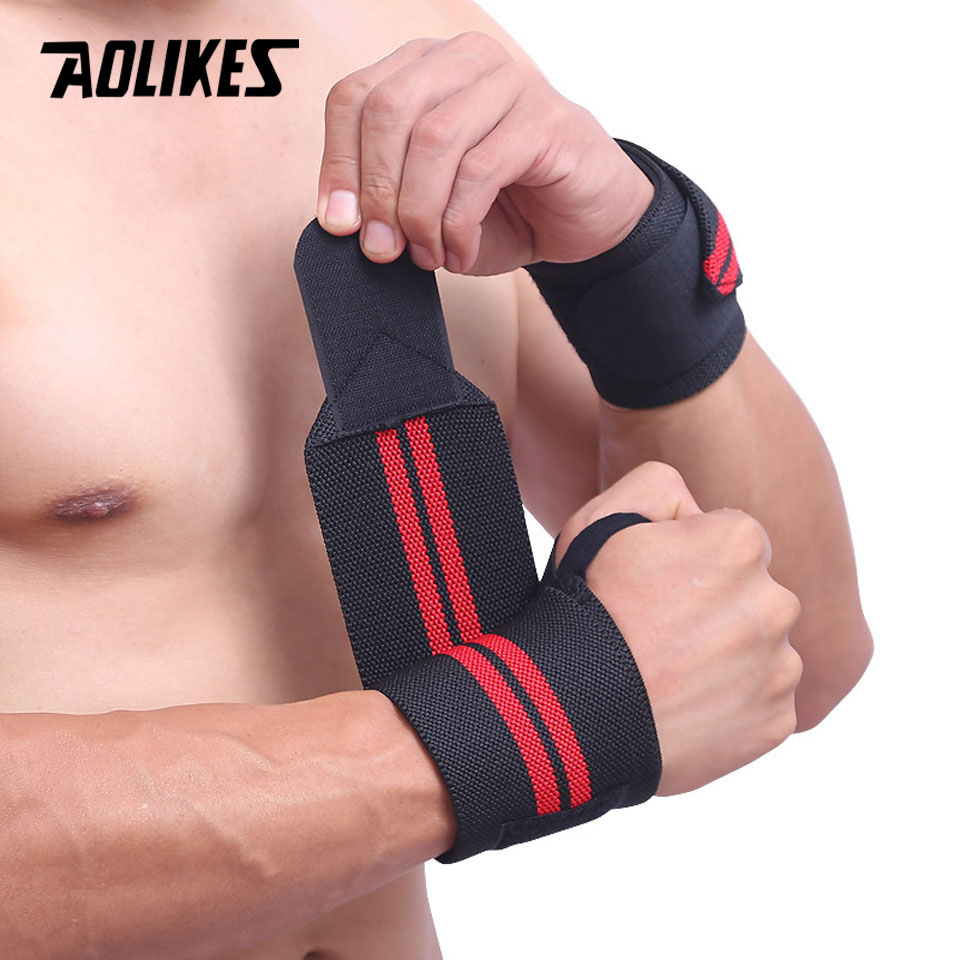 Aolikes 1 par pulseira suporte - Wrist Wraps Weightlifting Support avaliação e preço