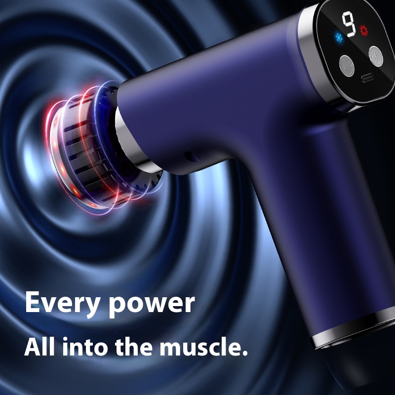 Pistola de massagem elétrica c - Electric Massage Gun Deep Tissue avaliação e preço