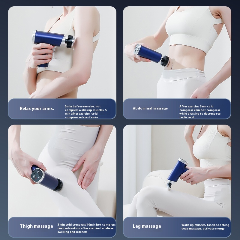 Pistola de massagem elétrica c - Electric Massage Gun Deep Tissue avaliação e preço