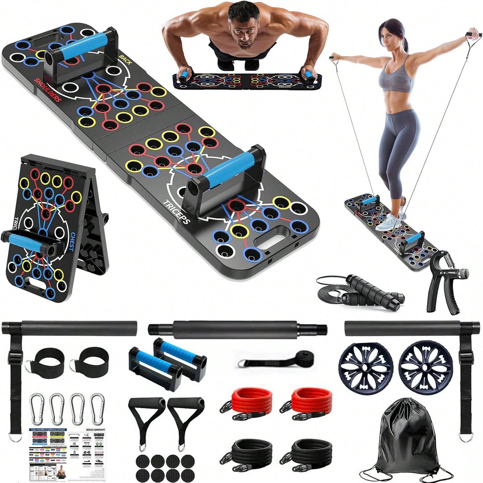 Sistema de prancha dobrável pa - Push Up Board Foldable Multi Function avaliação e preço
