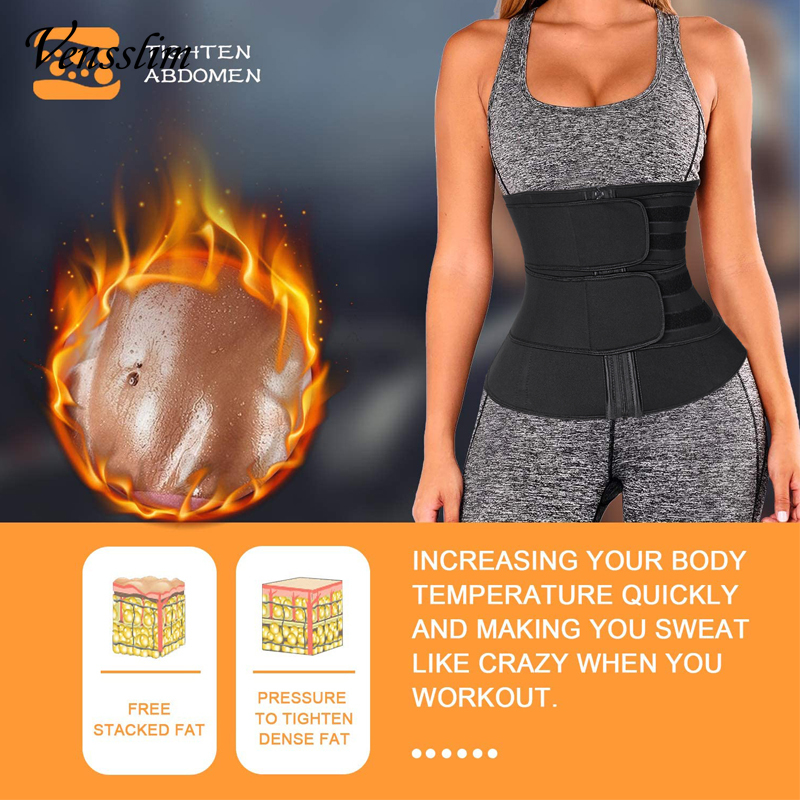 Vensslim shaperwear cintura tr - Sweat Waist Trainer Belt Neoprene avaliação e preço