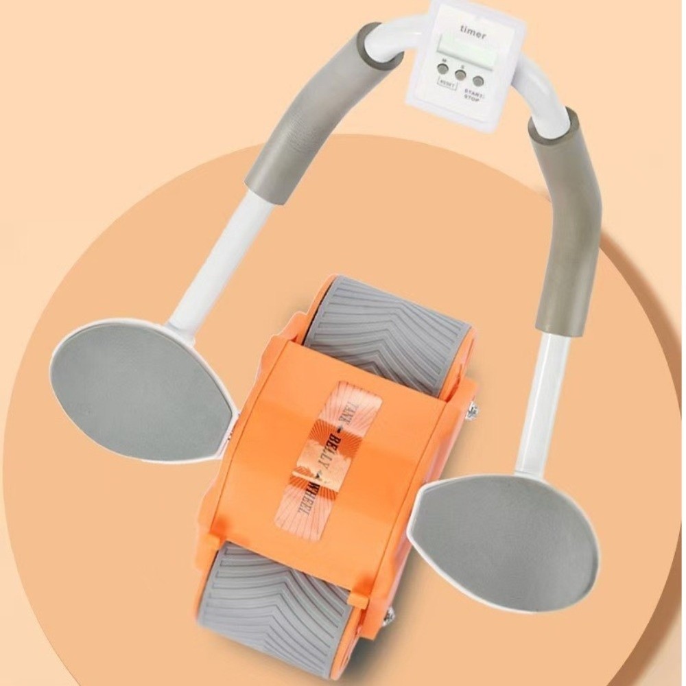 Roda Abdominal de Aço ABS com  - Ab Roller Wheel With Elbow Support avaliação e preço