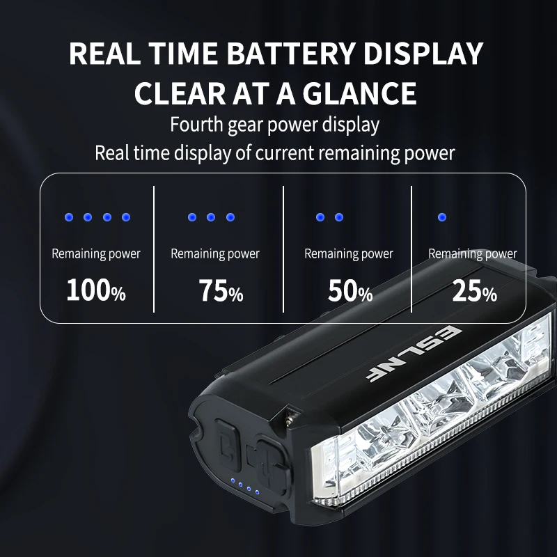 Eslnf 1000 lúmen usb recarregá - Rechargeable Bicycle Headlight 1000 Lumen avaliação e preço
