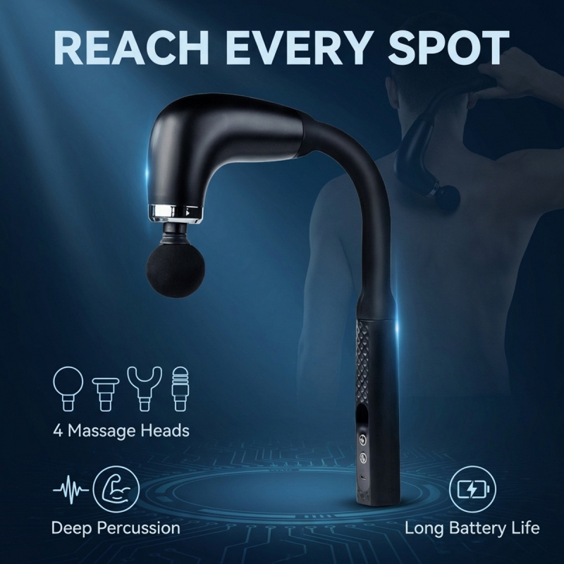 Pistola de Massagem Muscular E - Electric Massage Gun Deep Tissue avaliação e preço