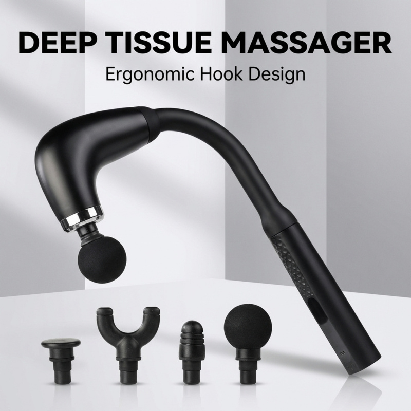 Pistola de Massagem Muscular E - Electric Massage Gun Deep Tissue avaliação e preço