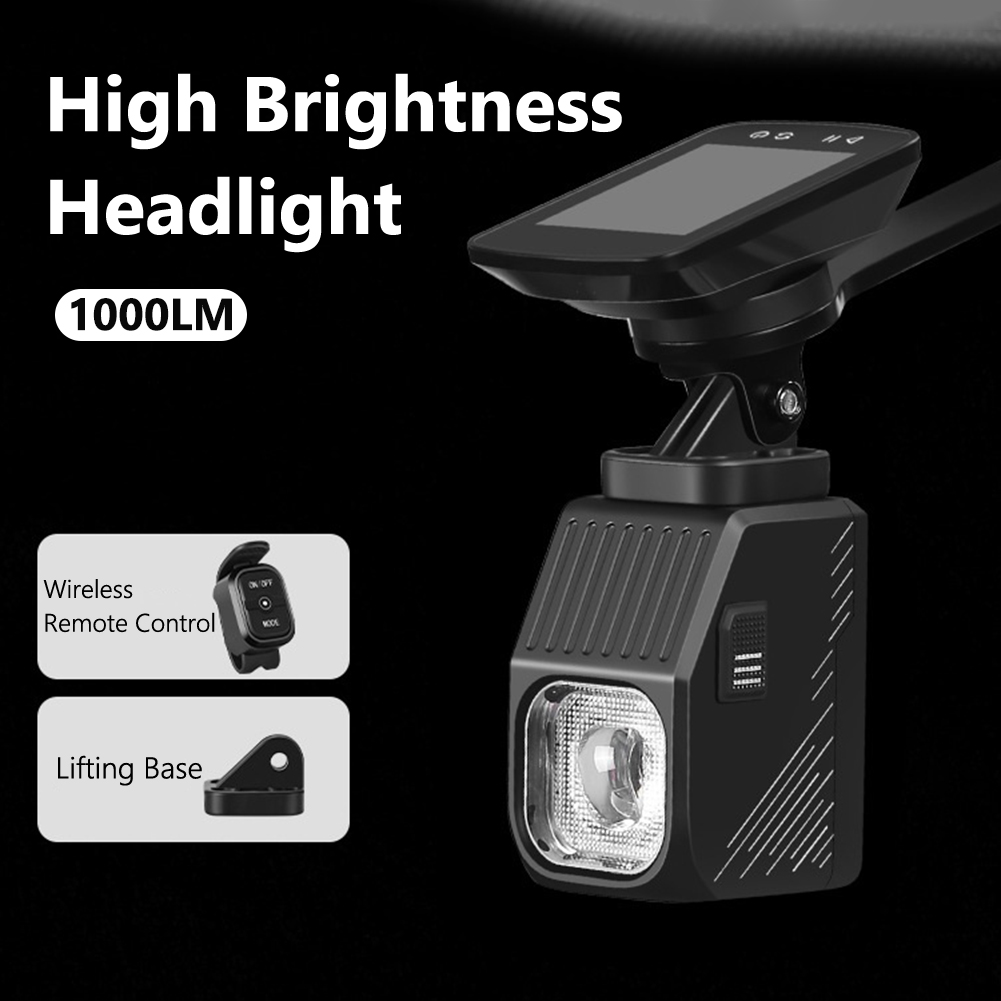 Farol de bicicleta de estrada  - Rechargeable Bicycle Headlight 1000 Lumen avaliação e preço