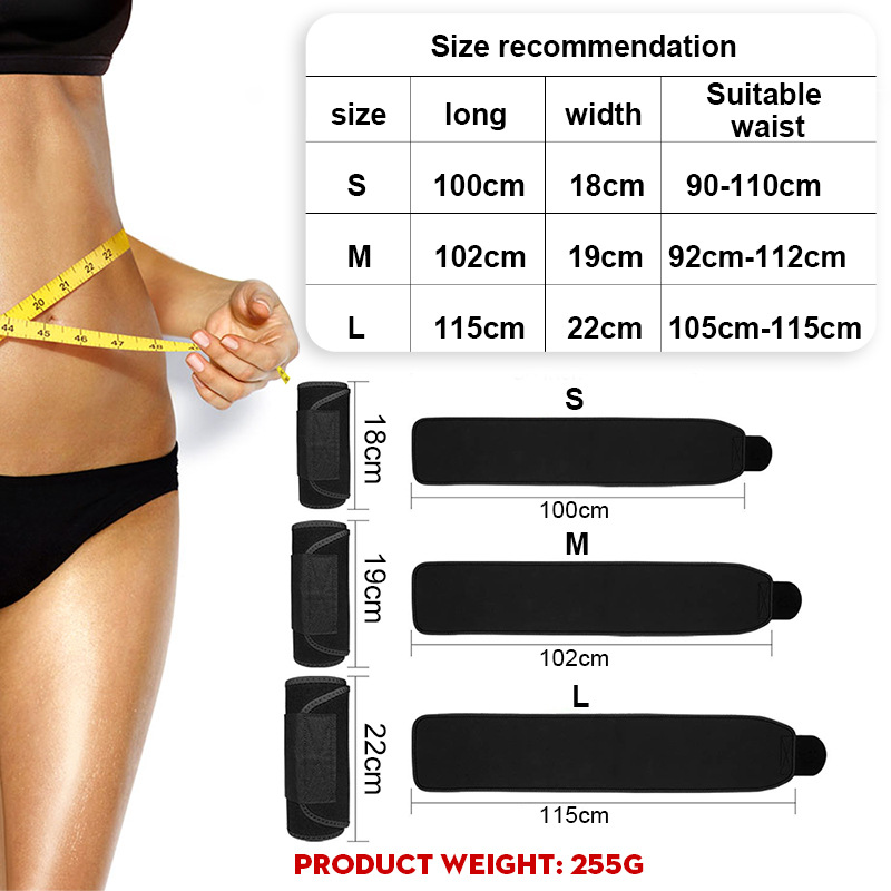 1pc cintura trimmer cinto perd - Sweat Waist Trainer Belt Neoprene avaliação e preço