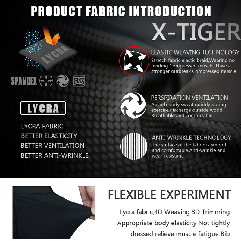 X-TIGER-Respirável Ciclismo Bi - Padded Cycling Shorts 5D Gel avaliação e preço