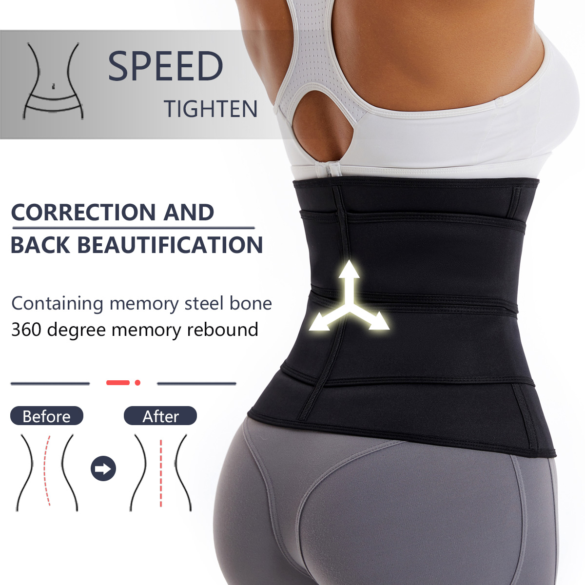 Cinta Modeladora Feminina com  - Sweat Waist Trainer Belt Neoprene avaliação e preço