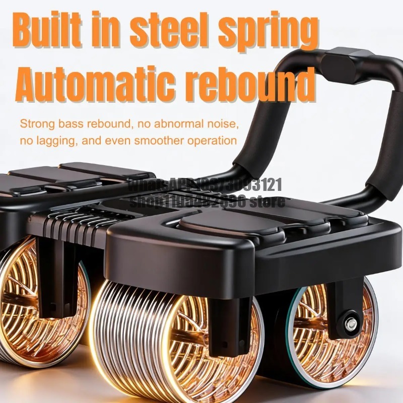 Roda Abdominal 2 em 1 com Apoi - Ab Roller Wheel With Elbow Support avaliação e preço