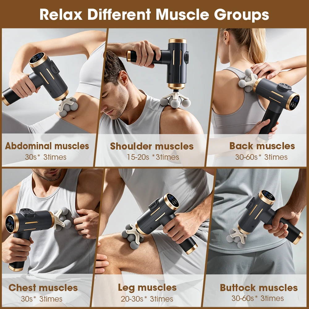 Pistola de Massagem Elétrica 2 - Electric Massage Gun Deep Tissue avaliação e preço