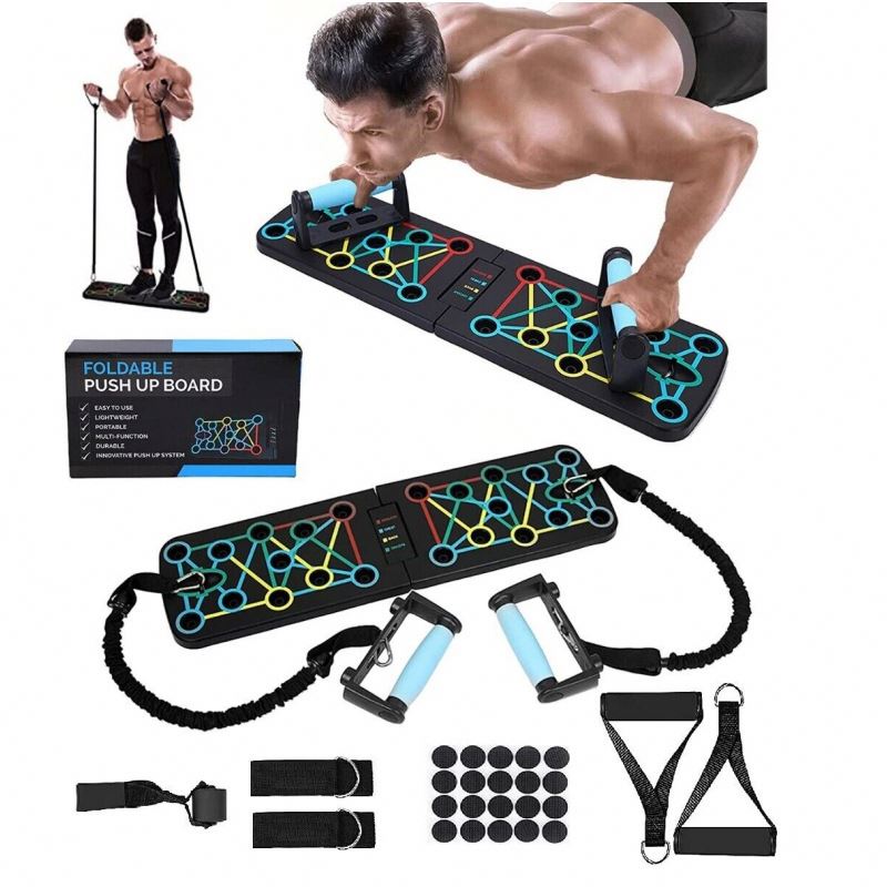 Equipamento de exercício dobrá - Push Up Board Foldable Multi Function avaliação e preço