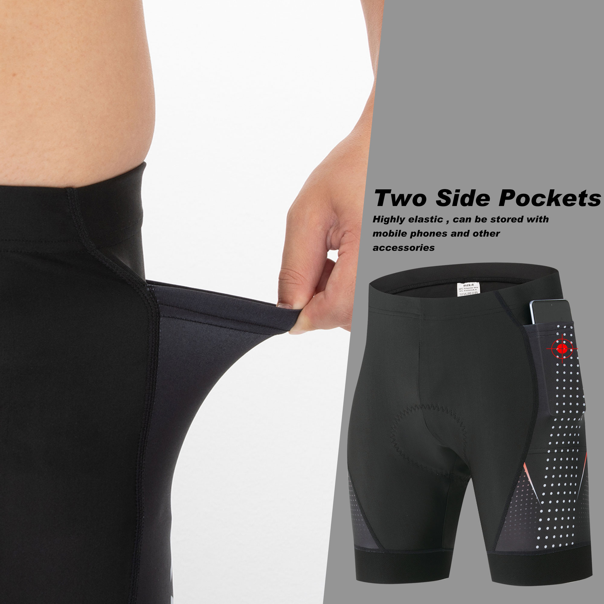 Shorts de Ciclismo Premium com - Padded Cycling Shorts 5D Gel avaliação e preço
