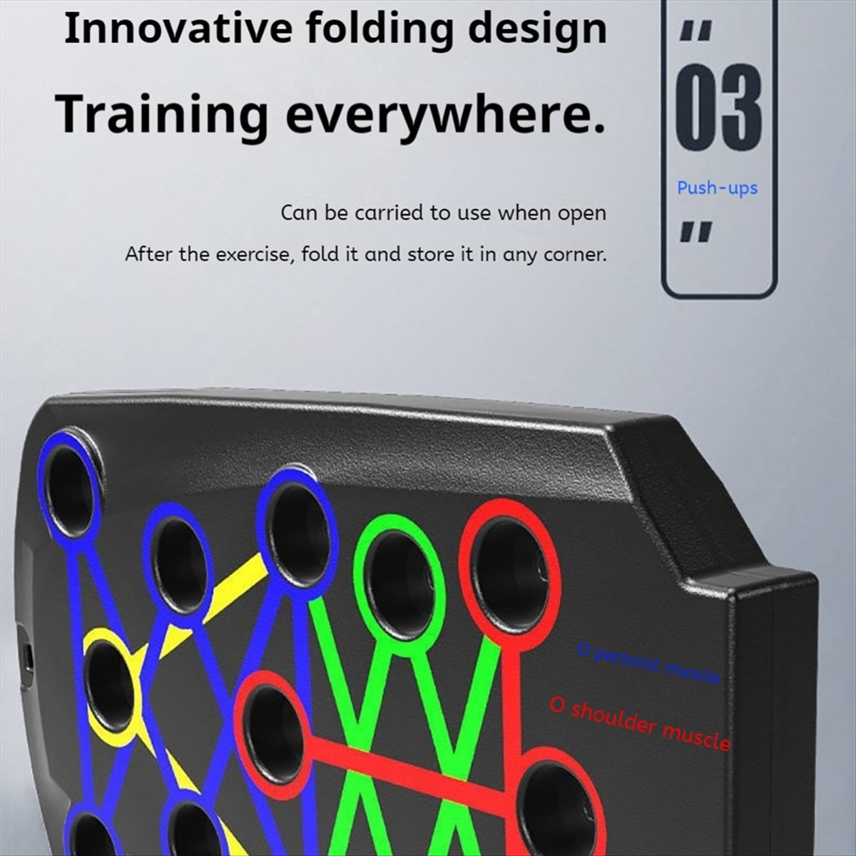 A10R Prancha de Flexões Portát - Push Up Board Foldable Multi Function avaliação e preço