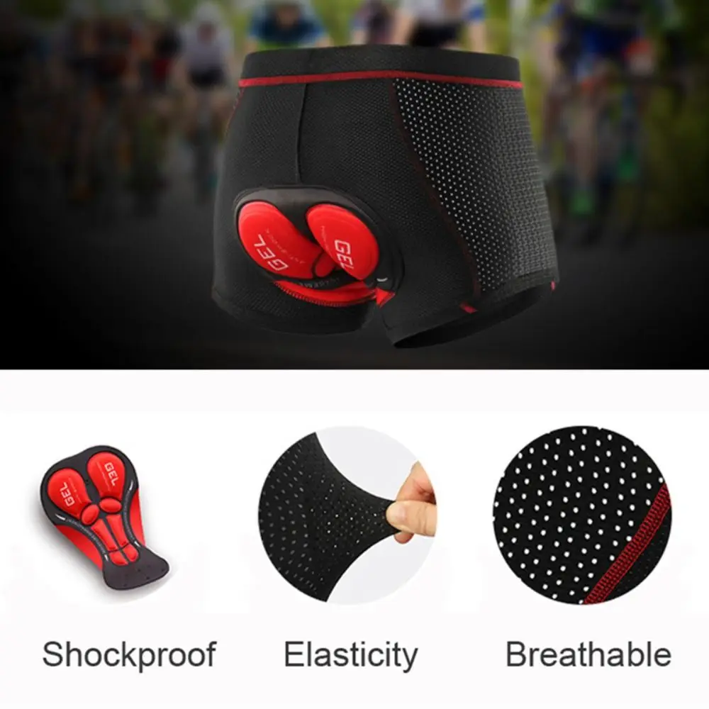 Shorts de ciclismo respiráveis - Padded Cycling Shorts 5D Gel avaliação e preço