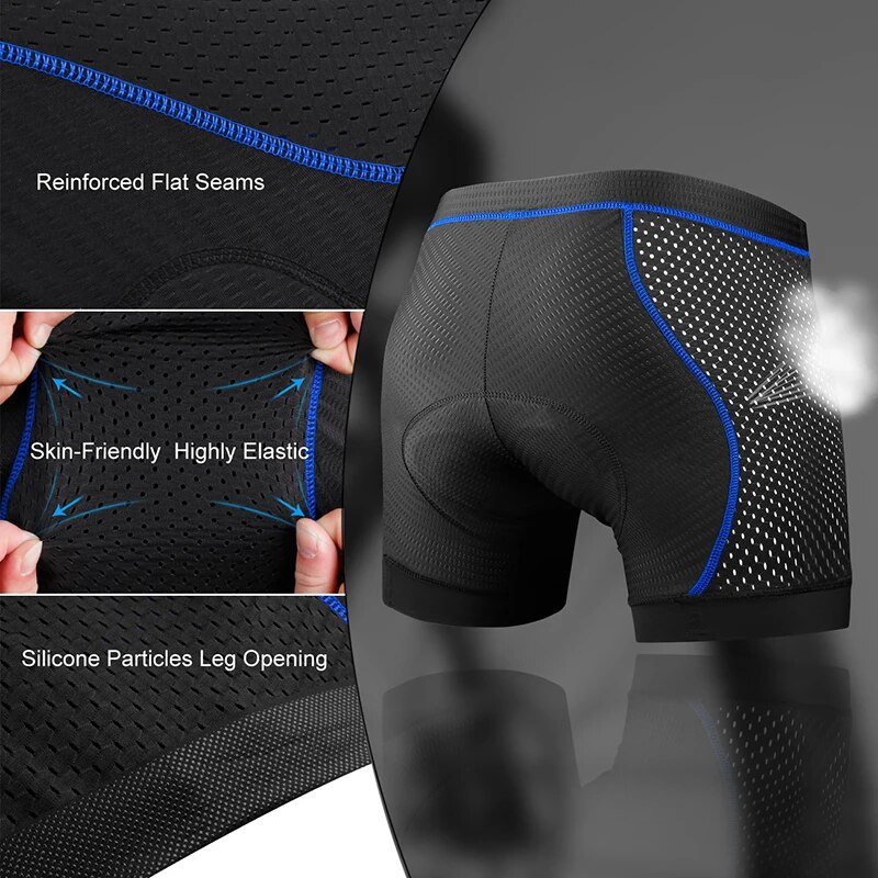 Roupa interior masculina de ci - Padded Cycling Shorts 5D Gel avaliação e preço
