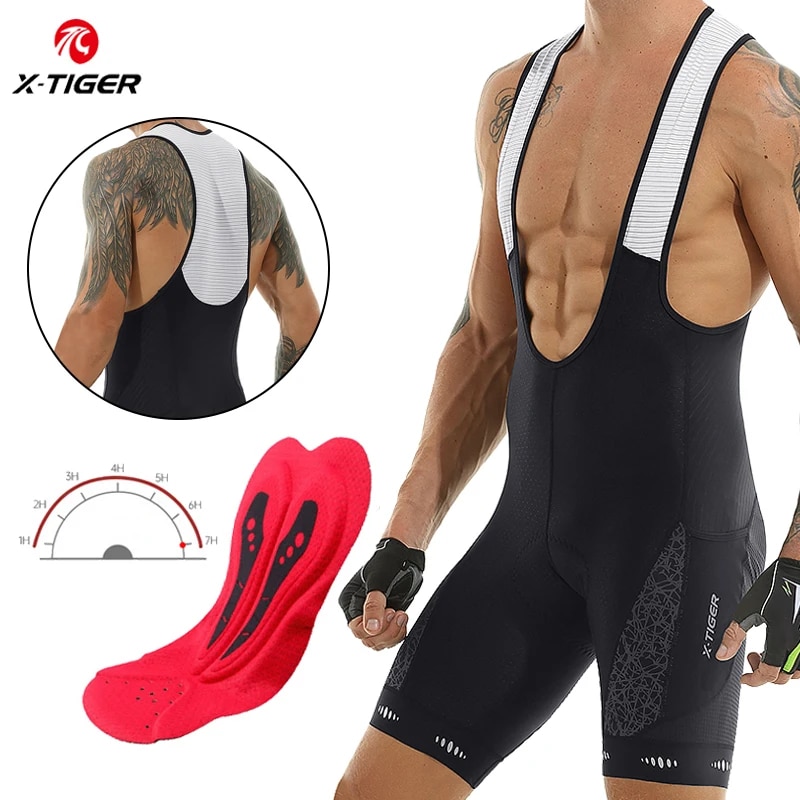 Respirável Ciclismo Bib Shorts - Padded Cycling Shorts 5D Gel avaliação e preço