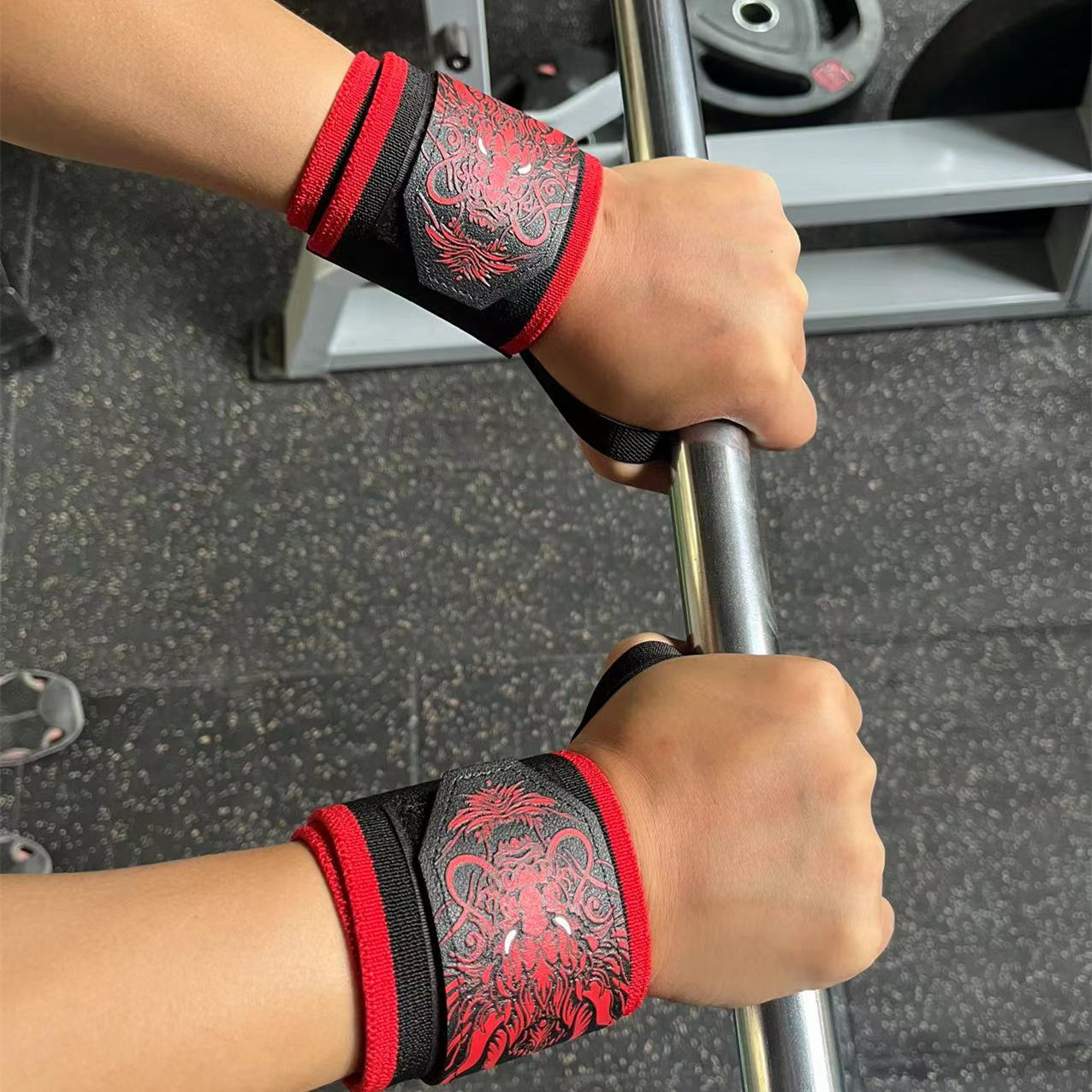 1 Par de Faixas de Pulso Dragã - Wrist Wraps Weightlifting Support avaliação e preço