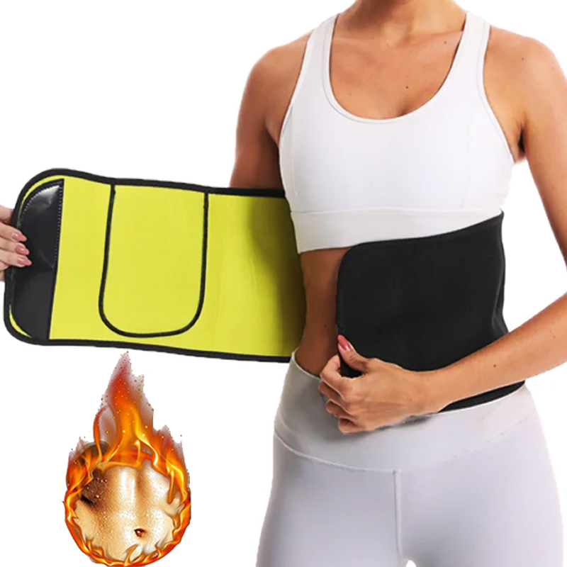 Mulheres cintura trimmer cinto - Sweat Waist Trainer Belt Neoprene avaliação e preço