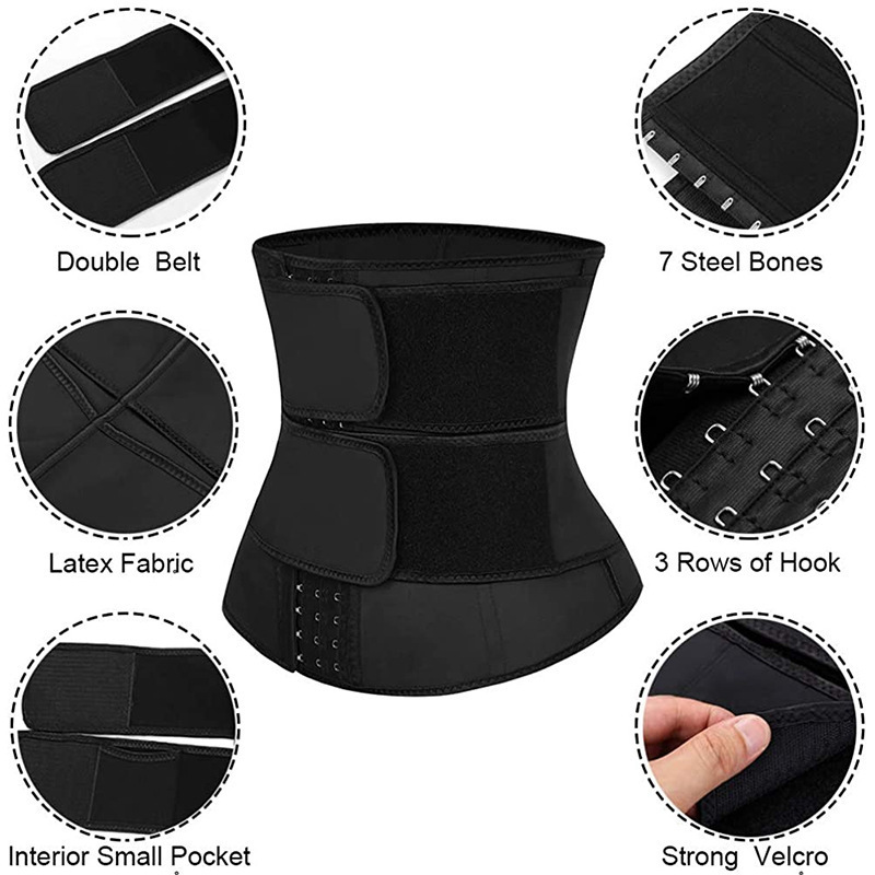 Cinta Modeladora de Neoprene F - Sweat Waist Trainer Belt Neoprene avaliação e preço