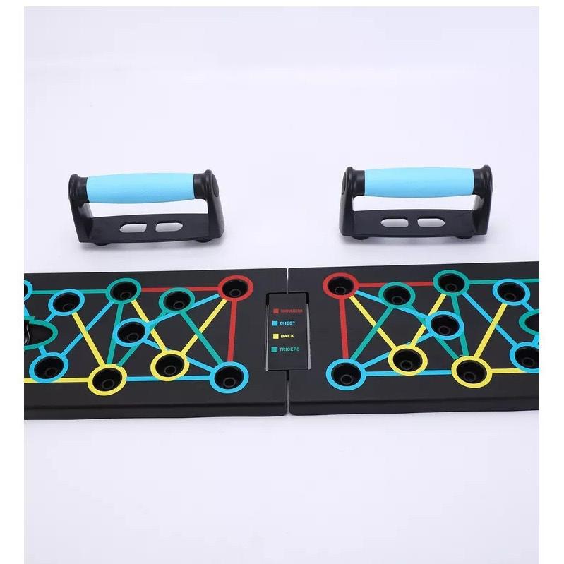 Conjunto de placa push-up mult - Push Up Board Foldable Multi Function avaliação e preço