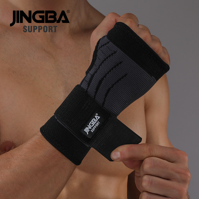 Jingba suporte 1 pçs boxe mão  - Wrist Wraps Weightlifting Support avaliação e preço