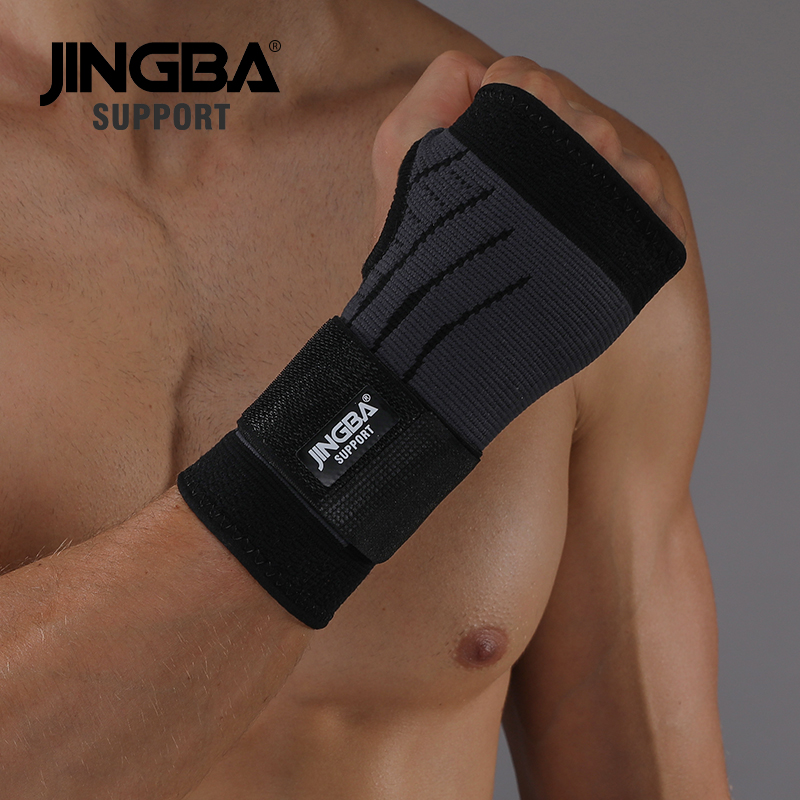 Jingba suporte 1 pçs boxe mão  - Wrist Wraps Weightlifting Support avaliação e preço