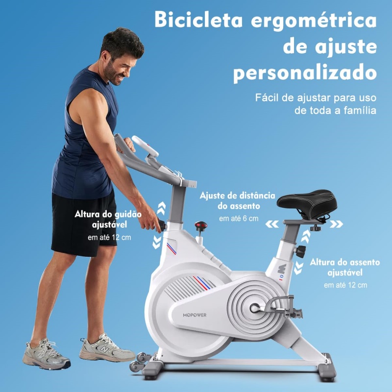 Bicicleta de Spinning Estacion - Exercise Bike Magnetic Resistance avaliação e preço