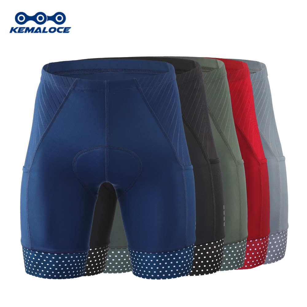 KEMALOCE-Shorts de ciclismo ma - Padded Cycling Shorts 5D Gel avaliação e preço