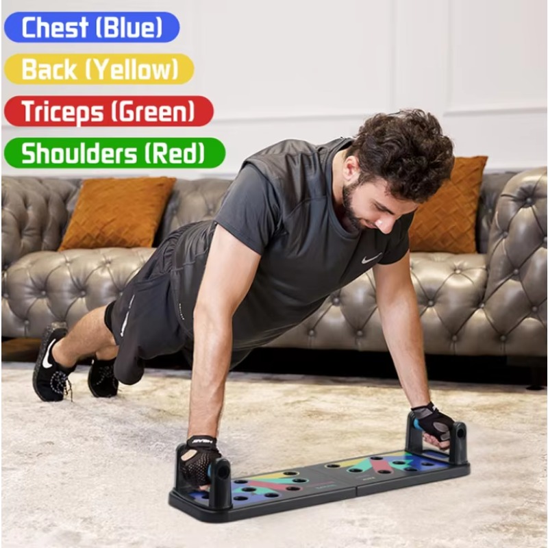 Placa de rack push-up dobrável - Push Up Board Foldable Multi Function avaliação e preço