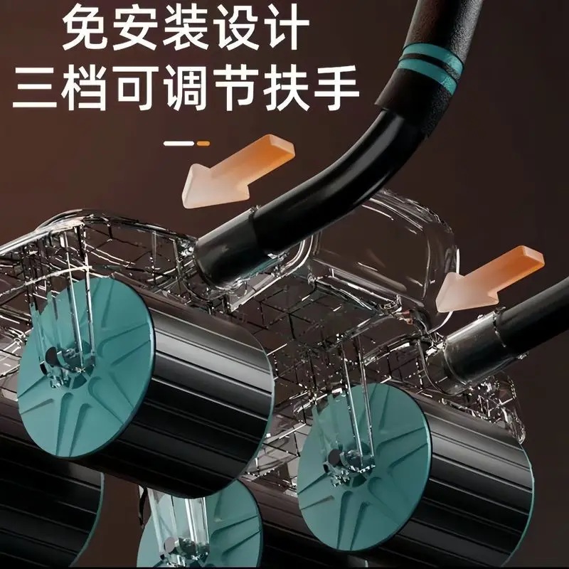2026 Novo Estilo Rolo Abdomina - Ab Roller Wheel With Elbow Support avaliação e preço