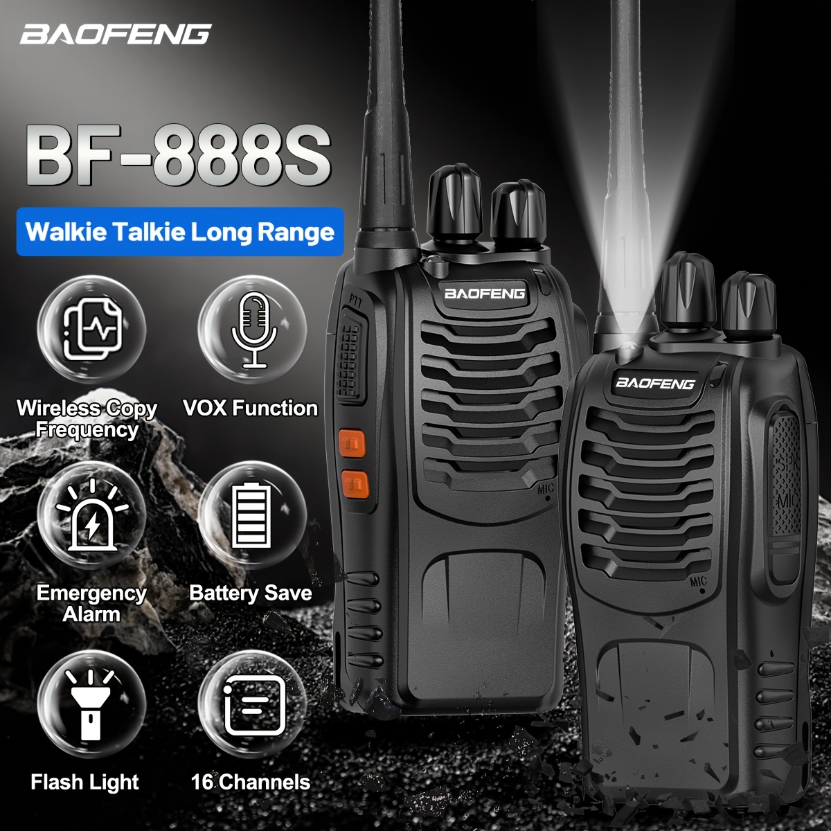Rádios Walkie Talkies Baofeng  - Hiking avaliação e preço